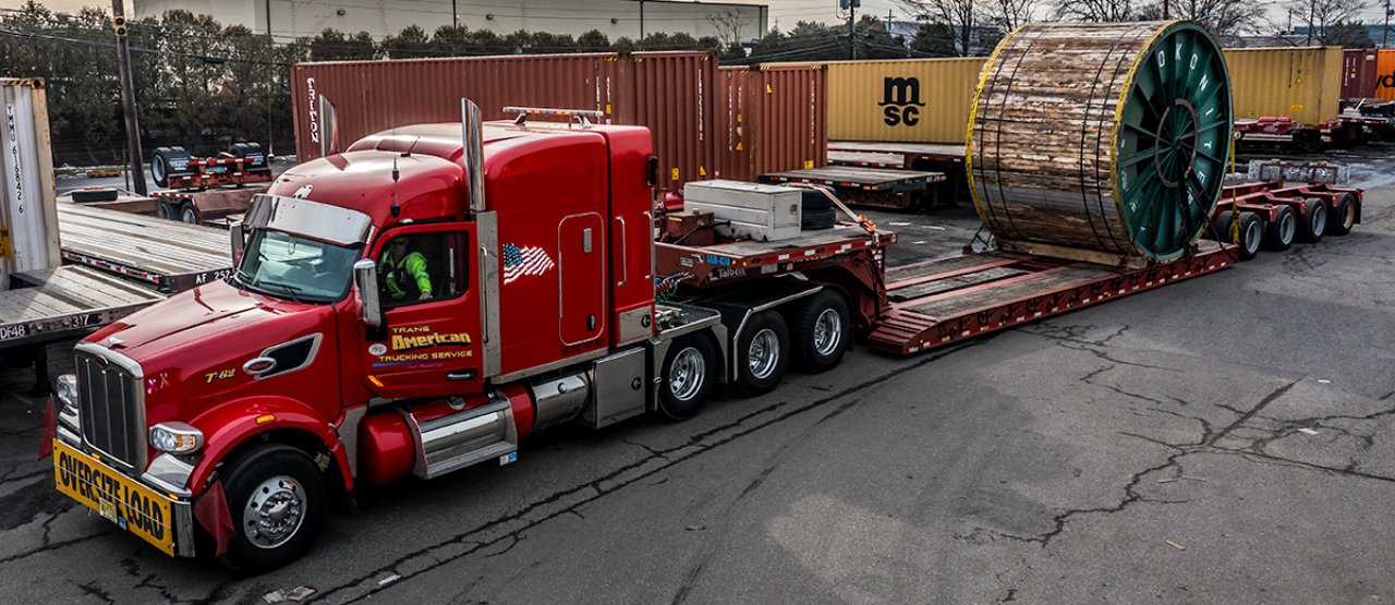 Trans American Flatbed Trucking.