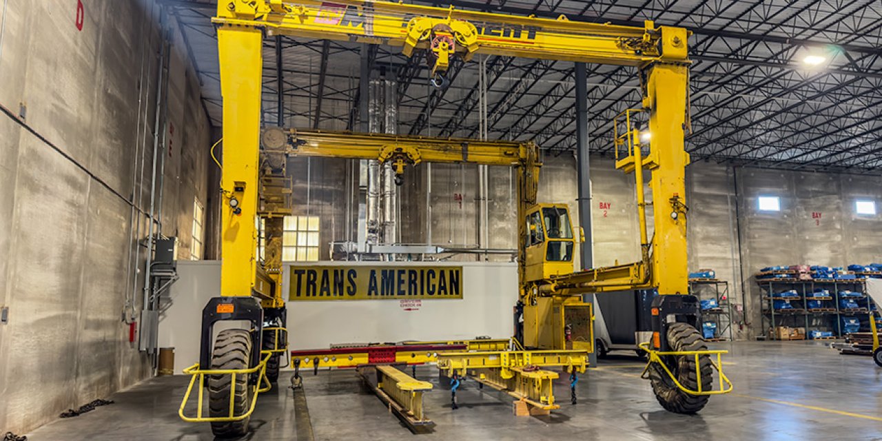 Rubber Tire Gantry Crane.